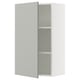 SEKTION Gabin pared 1 puerta c/ estantes, blanco/Havstorp gris claro, 61x37x102 cm