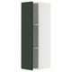 SEKTION Gabin pared 1 puerta c/ estantes, blanco/Havstorp Verde oscuro, 31x37x102 cm