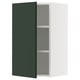 SEKTION Gabin pared 1 puerta c/ estantes, blanco/Havstorp Verde oscuro, 46x37x76 cm