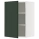SEKTION Gabin pared 1 puerta c/ estantes, blanco/Havstorp Verde oscuro, 53x37x76 cm