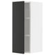 SEKTION Gabin pared 1 puerta c/ estantes, blanco/Nickebo Carbón mate, 31x37x76 cm