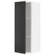SEKTION Gabin pared 1 puerta c/ estantes, blanco/Nickebo Carbón mate, 38x37x102 cm