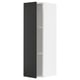 SEKTION Gabin pared 1 puerta c/ estantes, blanco/Nickebo Carbón mate, 31x37x102 cm