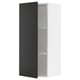 SEKTION Gabin pared 1 puerta c/ estantes, blanco/Nickebo Carbón mate, 46x37x102 cm