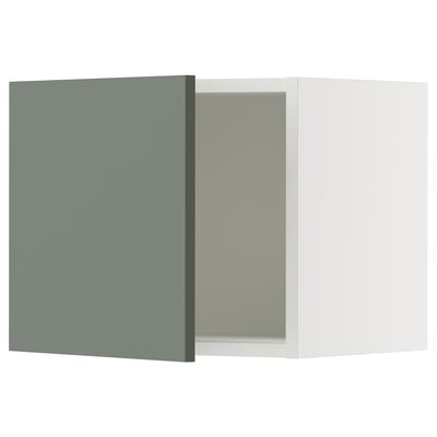 SEKTION Gabin pared 1 puerta c/ estantes, blanco/Nickebo Verde grisáceo mate, 46x37x38 cm