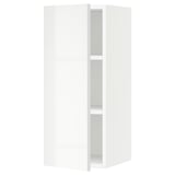 SEKTION Gabin pared 1 puerta c/ estantes, blanco/Ringhult blanco, 31x37x76 cm