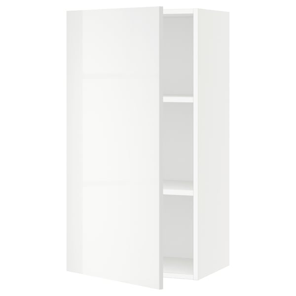 SEKTION Gabin pared 1 puerta c/ estantes, blanco/Ringhult blanco, 53x37x102 cm