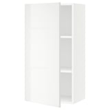 SEKTION Gabin pared 1 puerta c/ estantes, blanco/Ringhult blanco, 53x37x102 cm