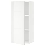 SEKTION Gabin pared 1 puerta c/ estantes, blanco/Ringhult blanco, 46x37x102 cm