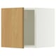 SEKTION Gabin pared 1 puerta c/ estantes, blanco/Sinarp chapa roble, 38x37x38 cm