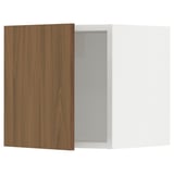SEKTION Gabin pared 1 puerta c/ estantes, blanco/Tistorp Efecto nogal café, 38x37x38 cm