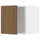 SEKTION Gabin pared 1 puerta c/ estantes, blanco/Tistorp Efecto nogal café, 38x37x38 cm