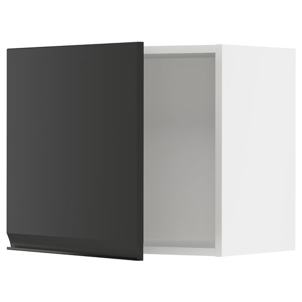 SEKTION Gabin pared 1 puerta c/ estantes, blanco/Upplöv Carbón mate, 61x37x51 cm