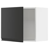 SEKTION Gabin pared 1 puerta c/ estantes, blanco/Upplöv Carbón mate, 61x37x51 cm