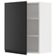 SEKTION Gabin pared 1 puerta c/ estantes, blanco/Upplöv Carbón mate, 61x37x76 cm