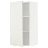 SEKTION Gabin pared 1 puerta c/ estantes, blanco/Vallstena blanco, 53x37x102 cm