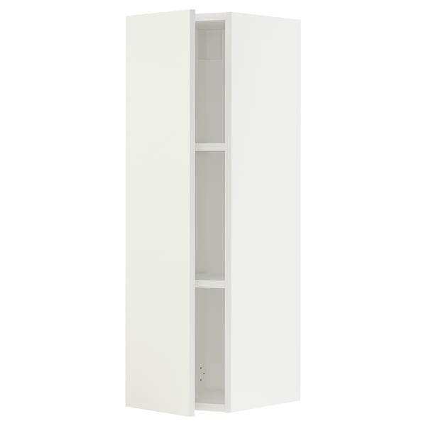 SEKTION Gabin pared 1 puerta c/ estantes, blanco/Vallstena blanco, 31x37x102 cm