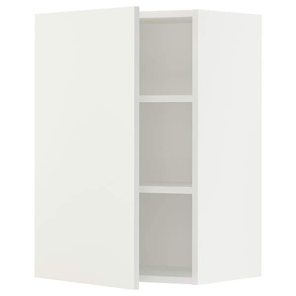 SEKTION Gabin pared 1 puerta c/ estantes, blanco/Vallstena blanco, 53x37x76 cm