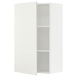 SEKTION Gabin pared 1 puerta c/ estantes, blanco/Vallstena blanco, 61x37x102 cm