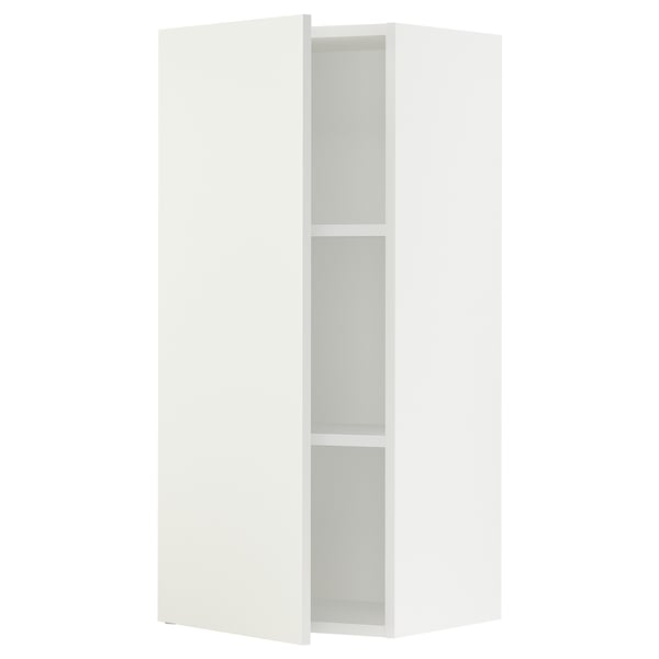 SEKTION Gabin pared 1 puerta c/ estantes, blanco/Vallstena blanco, 46x37x102 cm