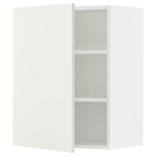SEKTION Gabin pared 1 puerta c/ estantes, blanco/Vallstena blanco, 61x37x76 cm