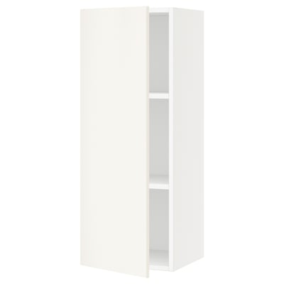 SEKTION Gabin pared 1 puerta c/ estantes, blanco/Veddinge blanco, 38x37x102 cm