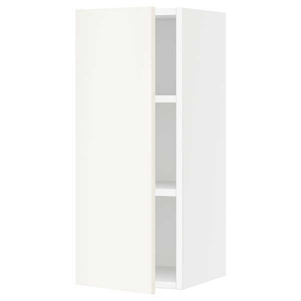 SEKTION Gabin pared 1 puerta c/ estantes, blanco/Veddinge blanco, 31x37x76 cm