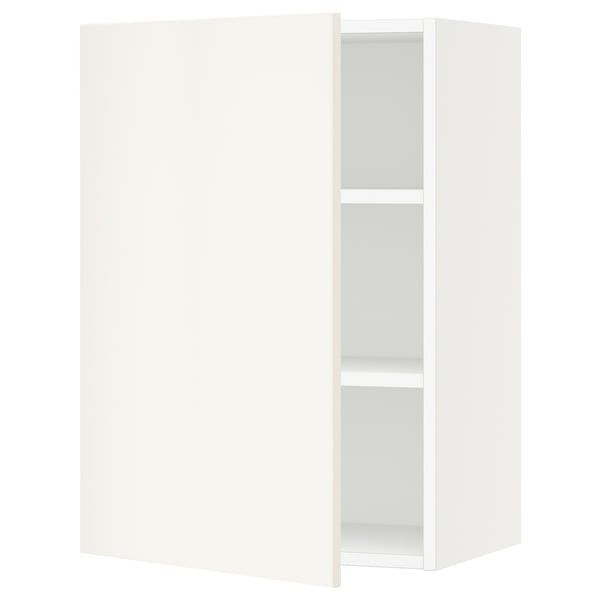 SEKTION Gabin pared 1 puerta c/ estantes, blanco/Veddinge blanco, 53x37x76 cm