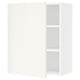 SEKTION Gabin pared 1 puerta c/ estantes, blanco/Veddinge blanco, 61x37x76 cm