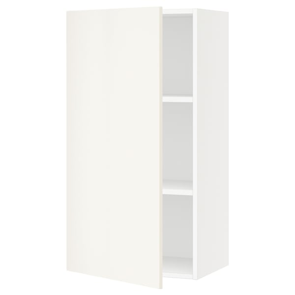 SEKTION Gabin pared 1 puerta c/ estantes, blanco/Veddinge blanco, 53x37x102 cm