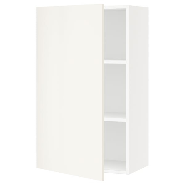 SEKTION Gabin pared 1 puerta c/ estantes, blanco/Veddinge blanco, 61x37x102 cm