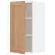 SEKTION Gabin pared 1 puerta c/ estantes, blanco/Vedhamn roble, 38x37x76 cm