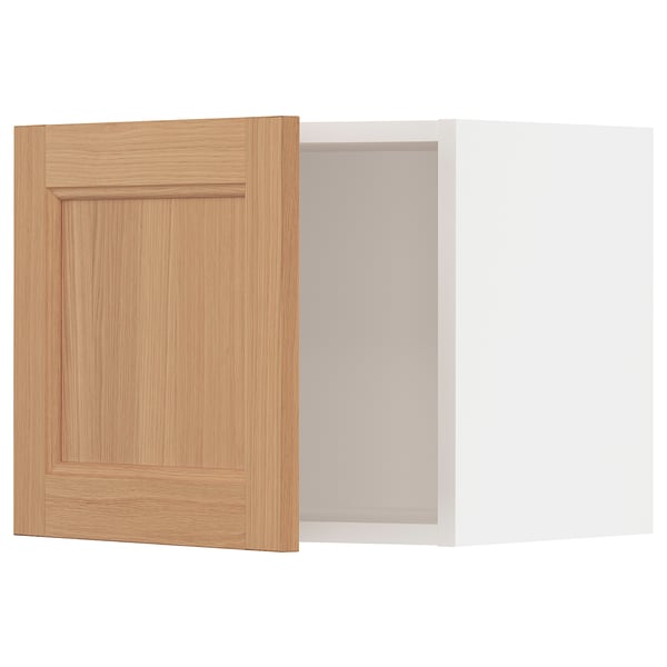 SEKTION Gabin pared 1 puerta c/ estantes, blanco/Vedhamn roble, 46x37x38 cm