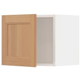 SEKTION Gabin pared 1 puerta c/ estantes, blanco/Vedhamn roble, 46x37x38 cm