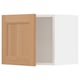 SEKTION Gabin pared 1 puerta c/ estantes, blanco/Vedhamn roble, 46x37x38 cm