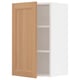 SEKTION Gabin pared 1 puerta c/ estantes, blanco/Vedhamn roble, 46x37x76 cm