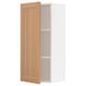 SEKTION Gabin pared 1 puerta c/ estantes, blanco/Vedhamn roble, 46x37x102 cm