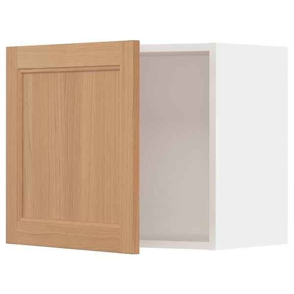 SEKTION Gabin pared 1 puerta c/ estantes, blanco/Vedhamn roble, 61x37x51 cm