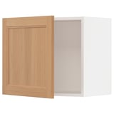 SEKTION Gabin pared 1 puerta c/ estantes, blanco/Vedhamn roble, 61x37x51 cm