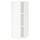 SEKTION Gabin pared 1 puerta c/ estantes, blanco/Voxtorp blanco mate, 38x37x102 cm