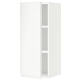 SEKTION Gabin pared 1 puerta c/ estantes, blanco/Voxtorp blanco mate, 31x37x76 cm