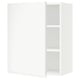 SEKTION Gabin pared 1 puerta c/ estantes, blanco/Voxtorp blanco mate, 61x37x76 cm