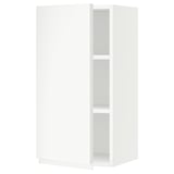 SEKTION Gabin pared 1 puerta c/ estantes, blanco/Voxtorp blanco mate, 38x37x76 cm