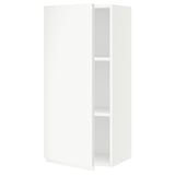 SEKTION Gabin pared 1 puerta c/ estantes, blanco/Voxtorp blanco mate, 46x37x102 cm