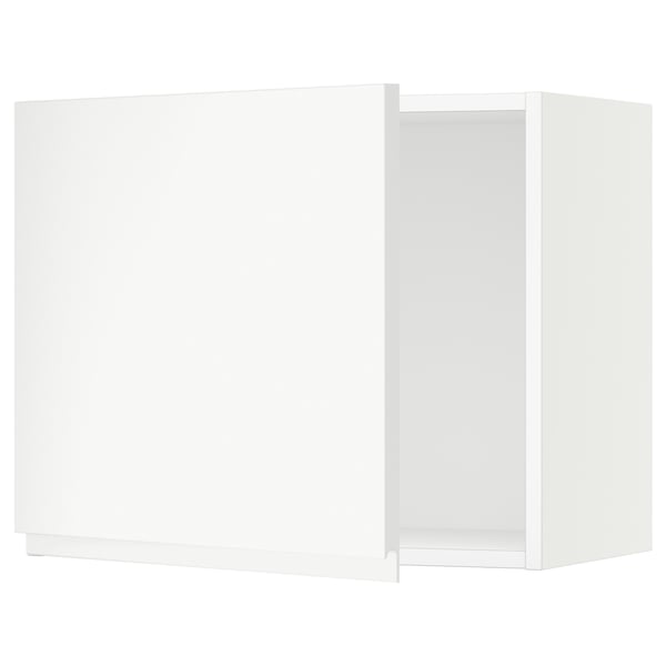 SEKTION Gabin pared 1 puerta c/ estantes, blanco/Voxtorp blanco mate, 61x37x51 cm