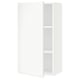 SEKTION Gabin pared 1 puerta c/ estantes, blanco/Voxtorp blanco mate, 53x37x102 cm