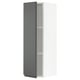 SEKTION Gabin pared 1 puerta c/ estantes, blanco/Voxtorp gris oscuro, 31x37x102 cm