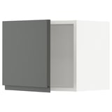 SEKTION Gabin pared 1 puerta c/ estantes, blanco/Voxtorp gris oscuro, 46x37x38 cm