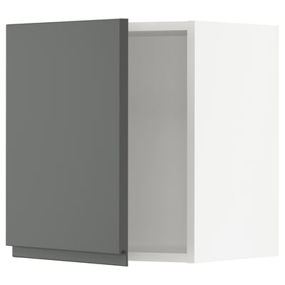SEKTION Gabin pared 1 puerta c/ estantes, blanco/Voxtorp gris oscuro, 46x37x51 cm