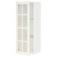 SEKTION Gabin pared 1 puerta vidrio c/ ests, blanco/Bodbyn hueso, 38x37x102 cm